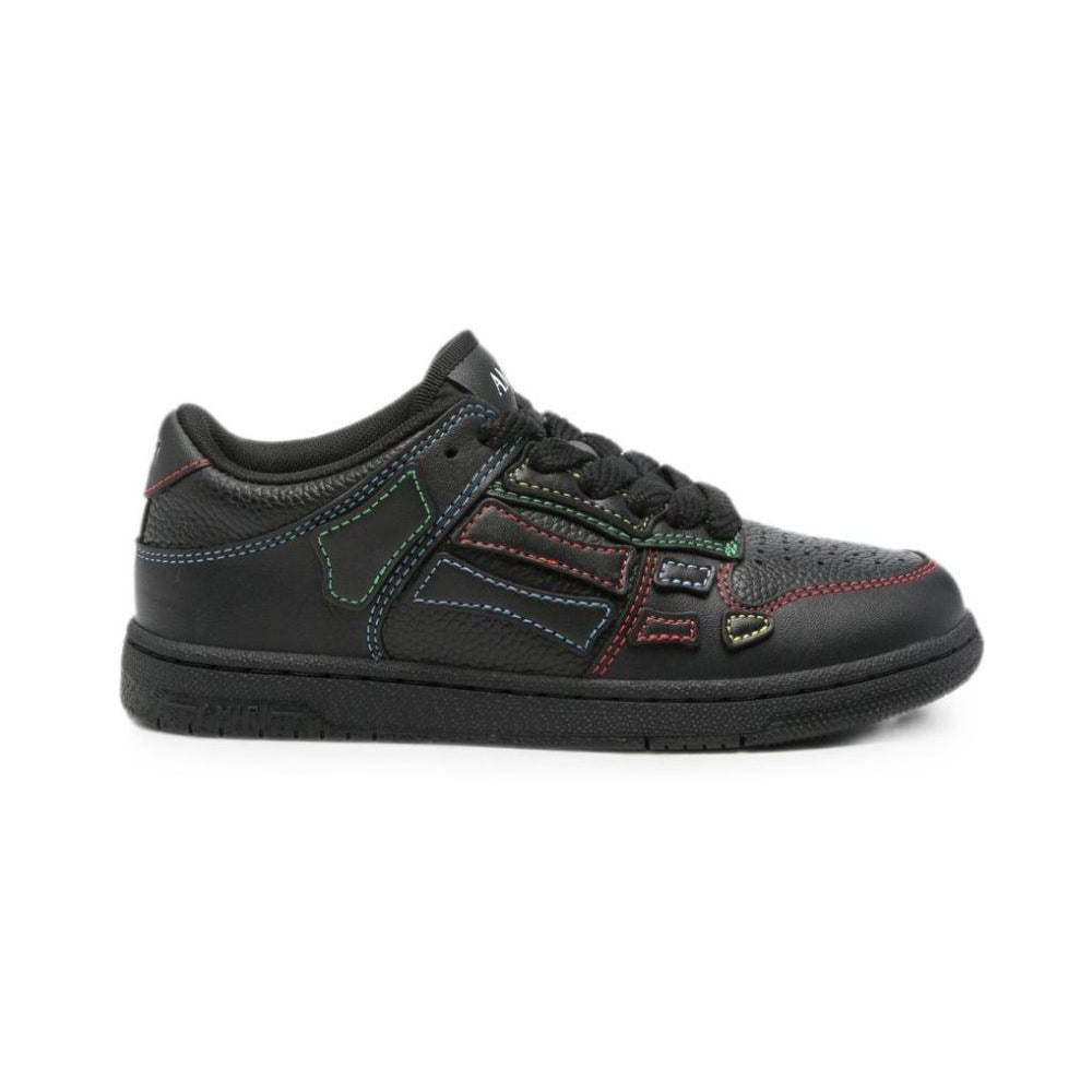 Sneakers per bambino Amiri Kids nere con dettaglio cuciture a contrasto AC326SN00 0002 AMIRI KIDS
