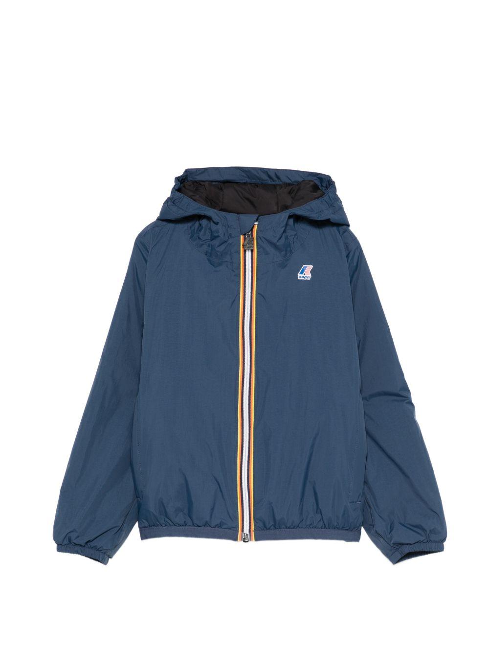 Giubbino per bambino K-Way Kids blu con cerniera K7141FW B67 K-WAY KIDS