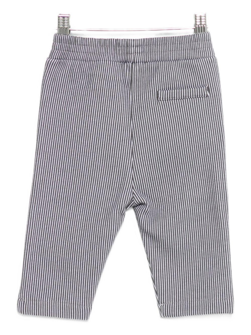 Shorts per neonata Donsje grigi con dettagli a righe 3042600 S0020 DONSJE
