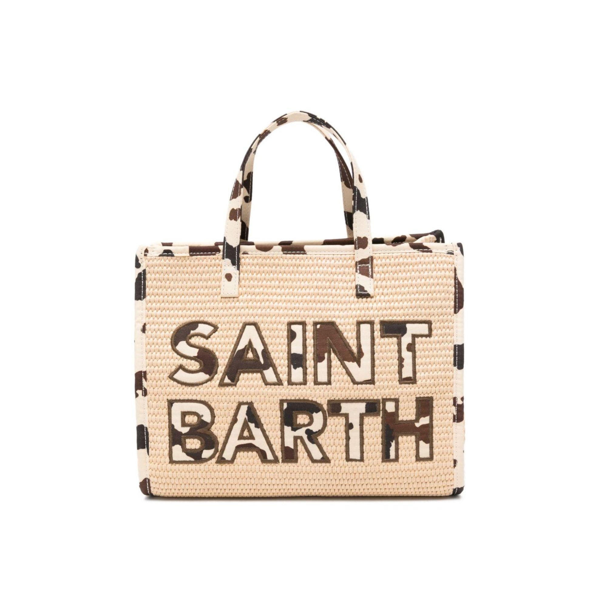 Borsa Vivian medium MC2 Saint Barth beige con rifiniture muccate VVID001 00370L MC2 ST. BARTH KIDS