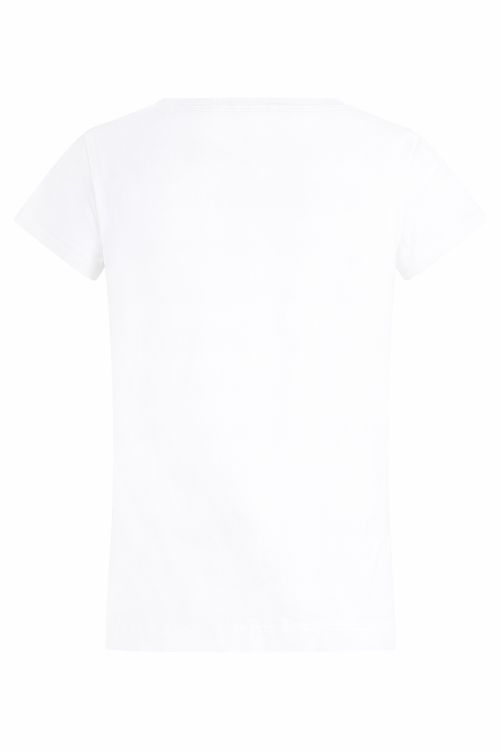 T-shirt per bambina Monnalisa bianca con stampa farfalle sul davanti 11G603 7201 0099 MONNALISA KIDS