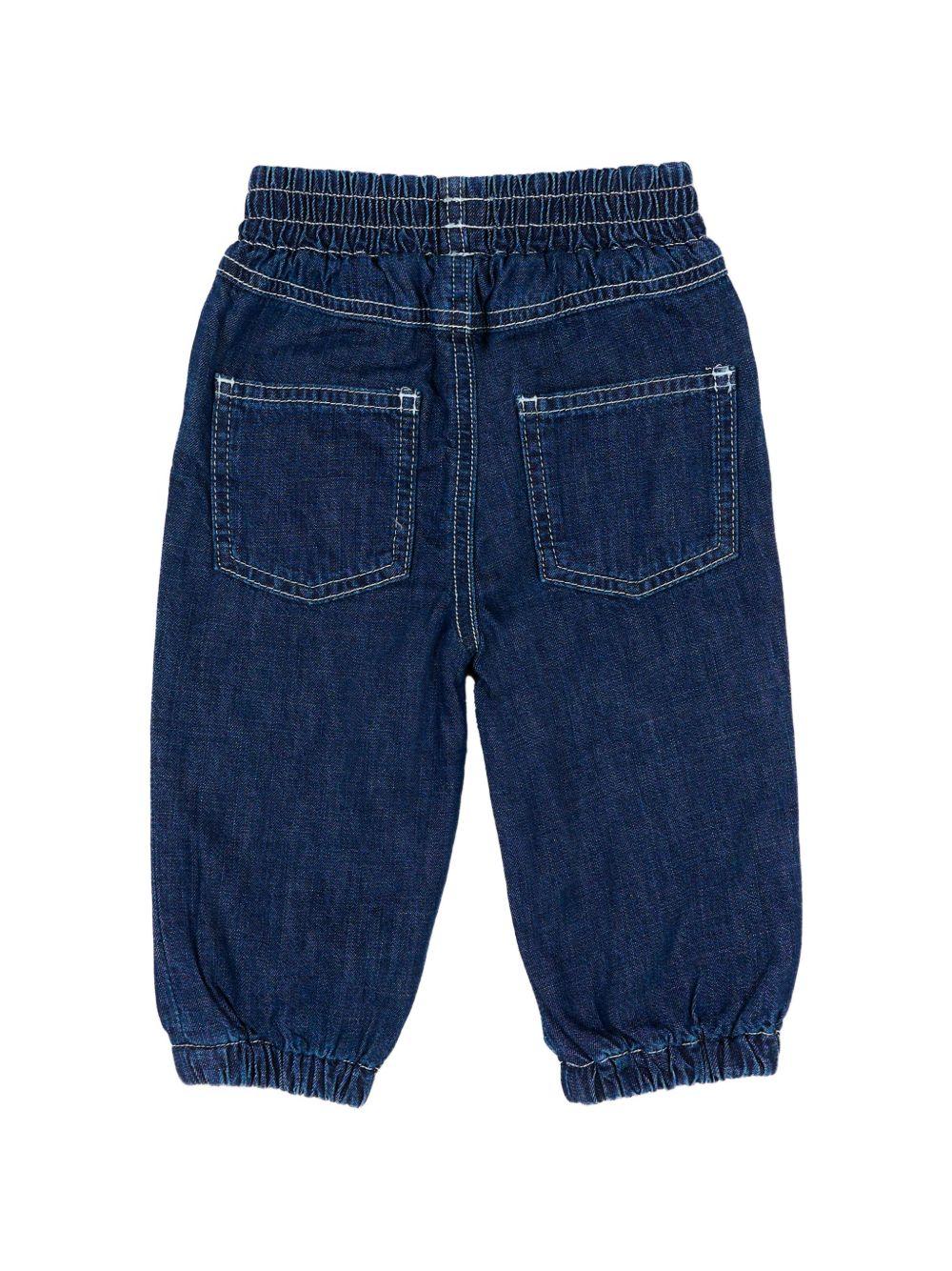 Jeans per neonato Stella McCartney Kids denim con stampa grafica sul davanti TZ6390 Z0522 664 STELLA McCARTNEY KIDS