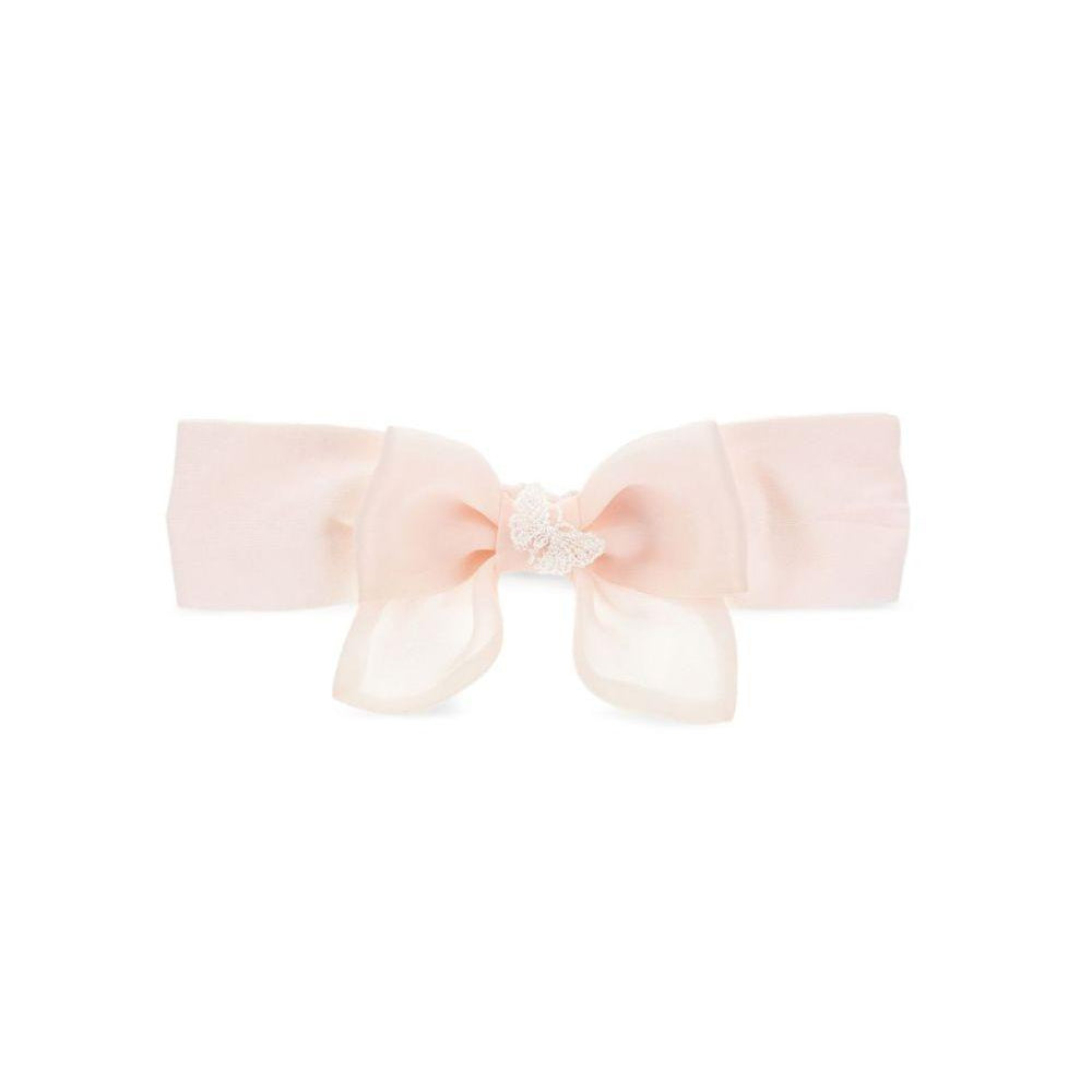 Fascia per capelli per neonata Monnalisa rosa con dettaglio con fiocco 73G004 7112 0092 MONNALISA KIDS