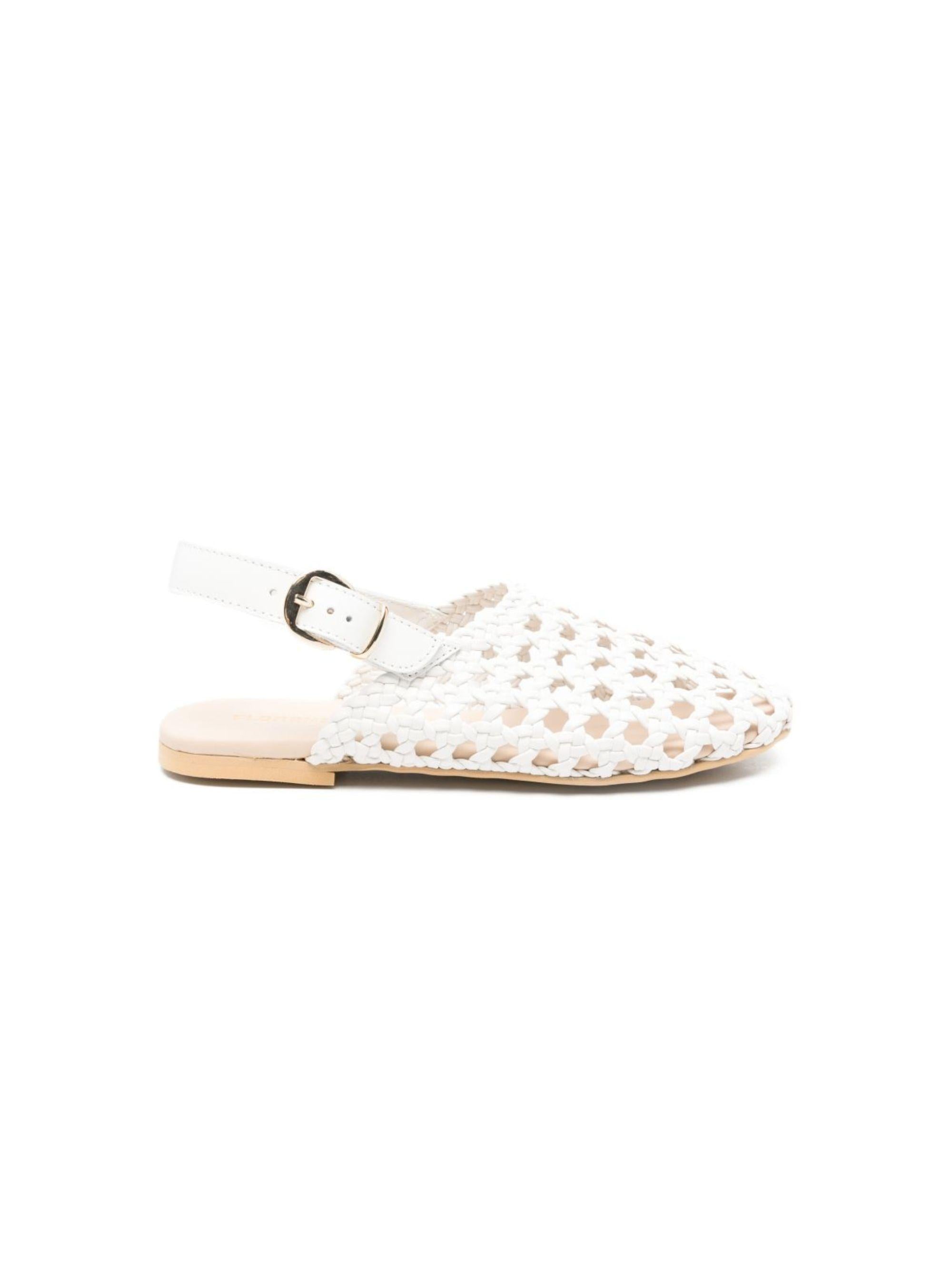 Sandali per bambina Florens bianchi con fibbia F1137 1/2 BIANCO FLORENS KIDS