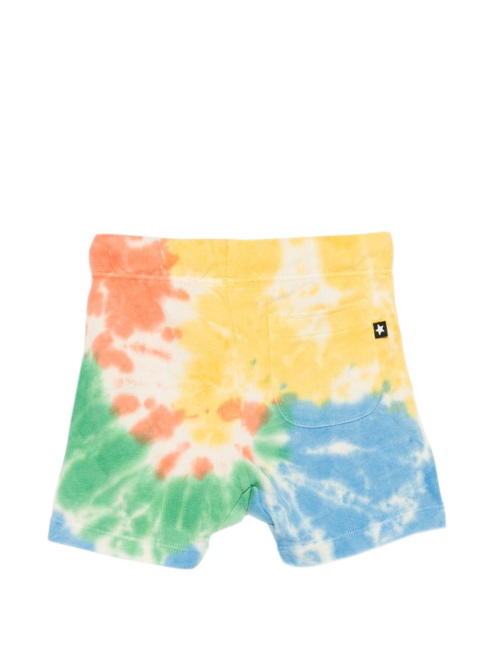 Shorts per neonato Molo multicolore con fantasia tie dye 6S26H116 5679 MOLO KIDS