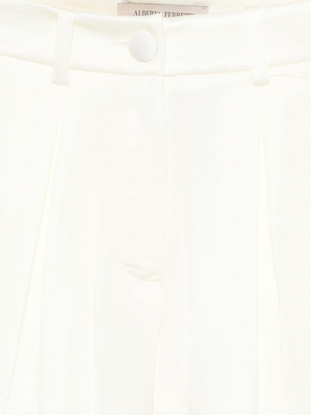Shorts plissettati per bambina Alberta Ferretti Kids gialli con dettagli a pieghe R1G400 7141 0035 ALBERTA FERRETTI KIDS