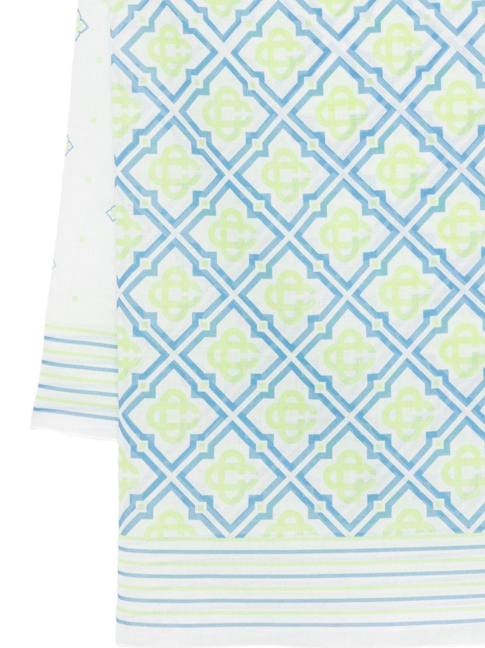 Pareo per bambina Casablanca Kids multicolore con stampa grafica ASP26ACC23302 WHITE CASABLANCA KIDS