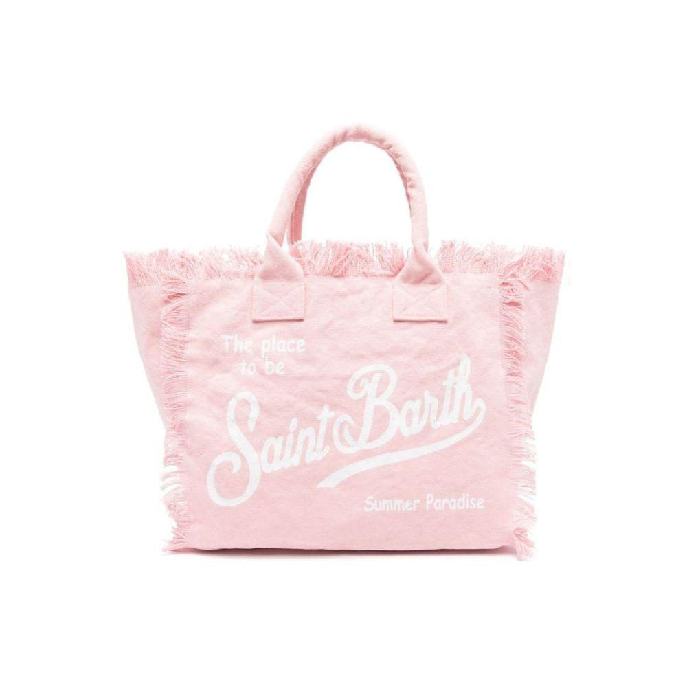 Borsa Vanity MC2 Saint Barth rosa con dettaglio frange VANI001 00135L MC2 ST. BARTH KIDS