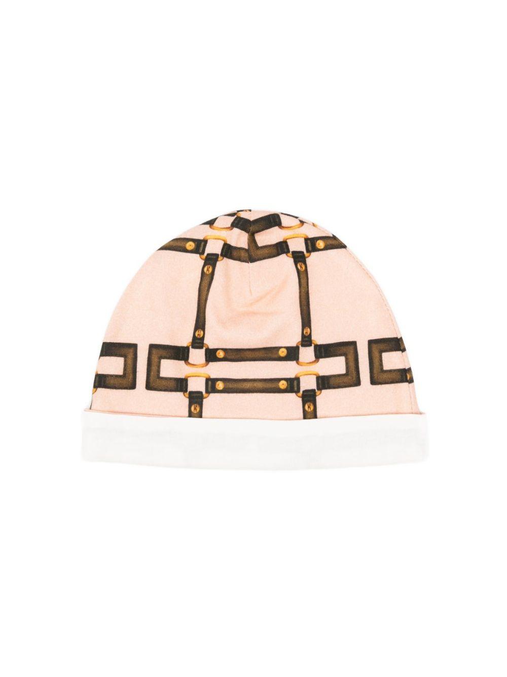 Cappello per neonata Elisabetta Franchi La Mia Bambina multicolore con fibbia ENCP0820JFE01 C053 ElISABETTA FRANCHI KIDS