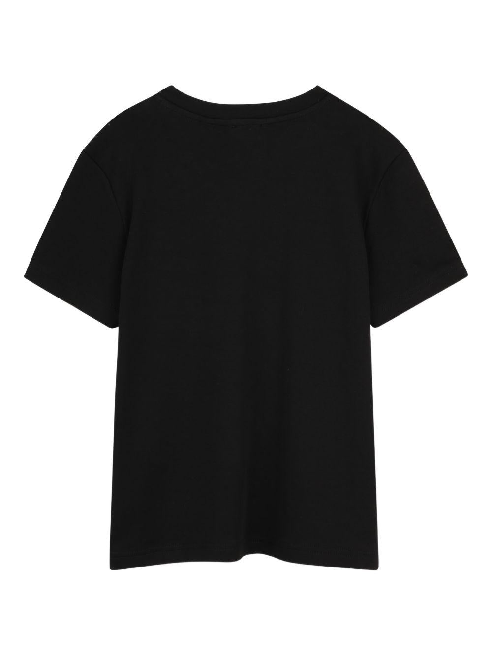T-shirt per bambino Givenchy Kids nero con logo sul petto H31122 09B GIVENCHY KIDS
