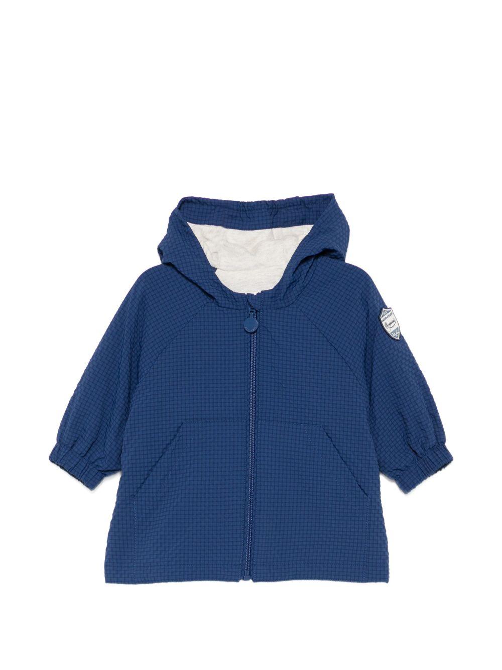 Giubbino per neonato Bonpoint blu navy con cappuccio S06YOUW00002 073 BONPOINT KIDS