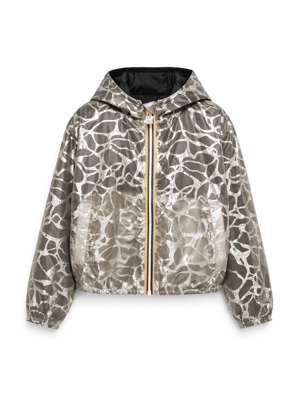 Giacca per bambini K Way Kids multicolore con stampa grafica all-over K5135YW C67 K-WAY KIDS