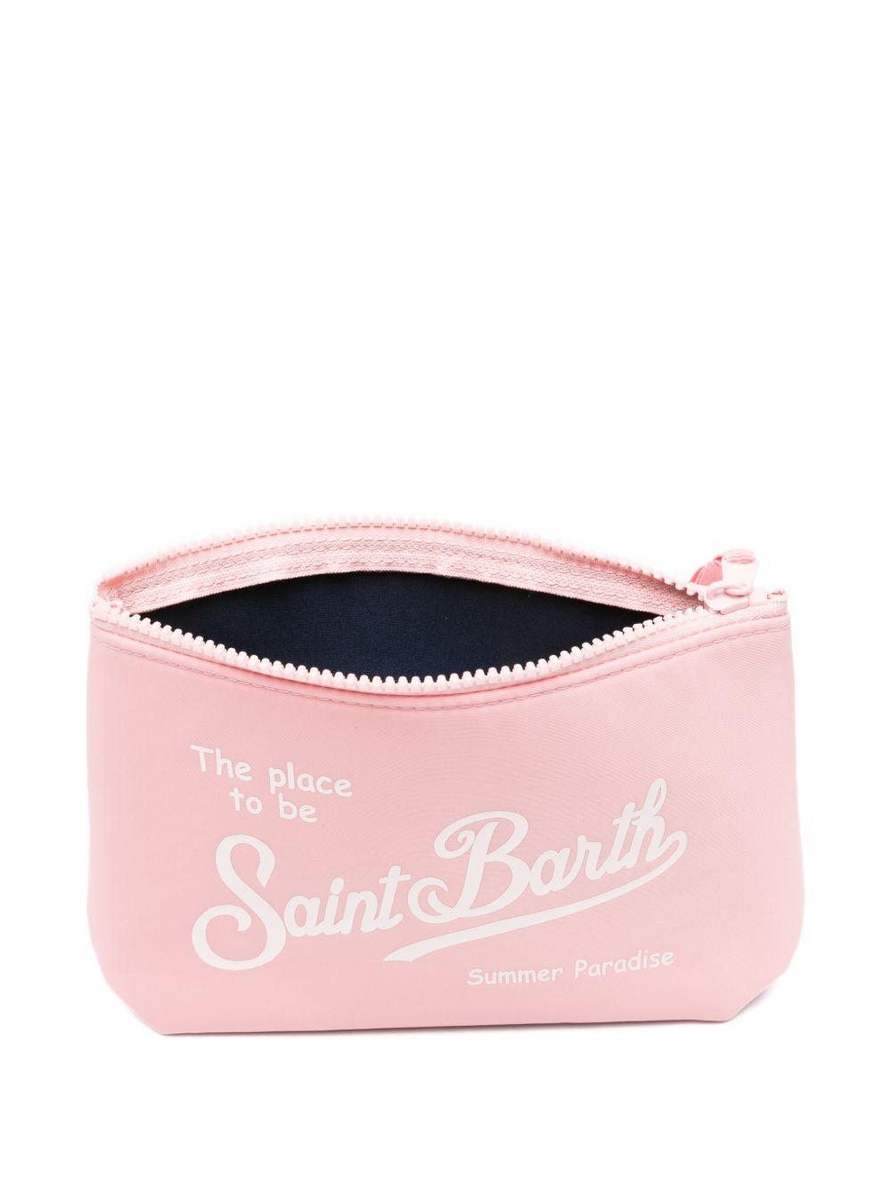 Pochette Aline MC2 Saint Barth rosa con logo a contrasto sul davanti ALI0053 00135L MC2 ST. BARTH