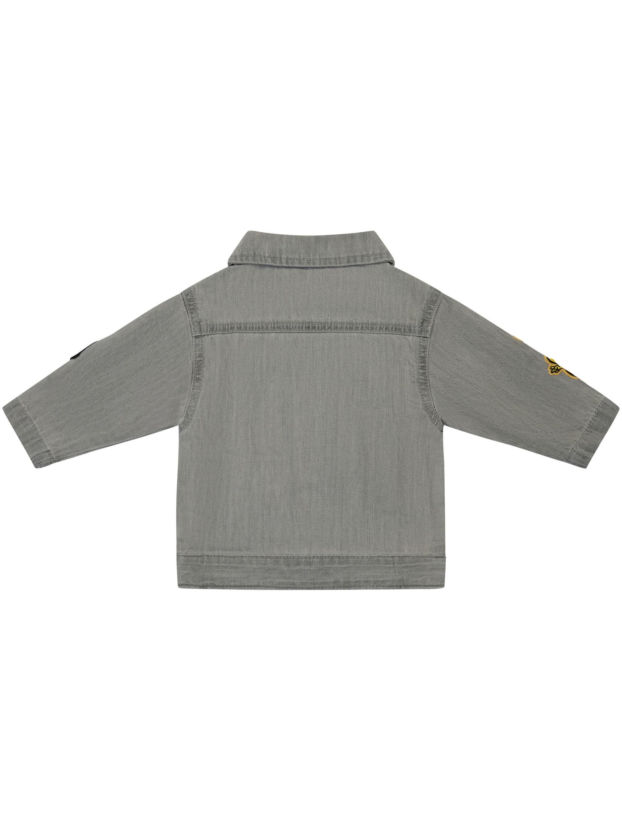 Giacca per neonato Stella McCartney Kids grigia con stampa elementi musicali TY2507 Z0522 909 STELLA McCARTNEY KIDS