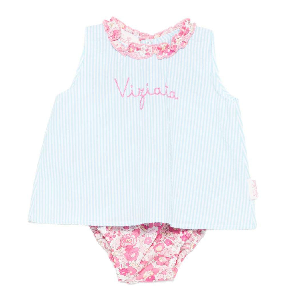 Abito per neonata Abbie MC2 Saint Barth Kids multicolore con stampa floreale ABB0002 03256L MC2 ST. BARTH KIDS