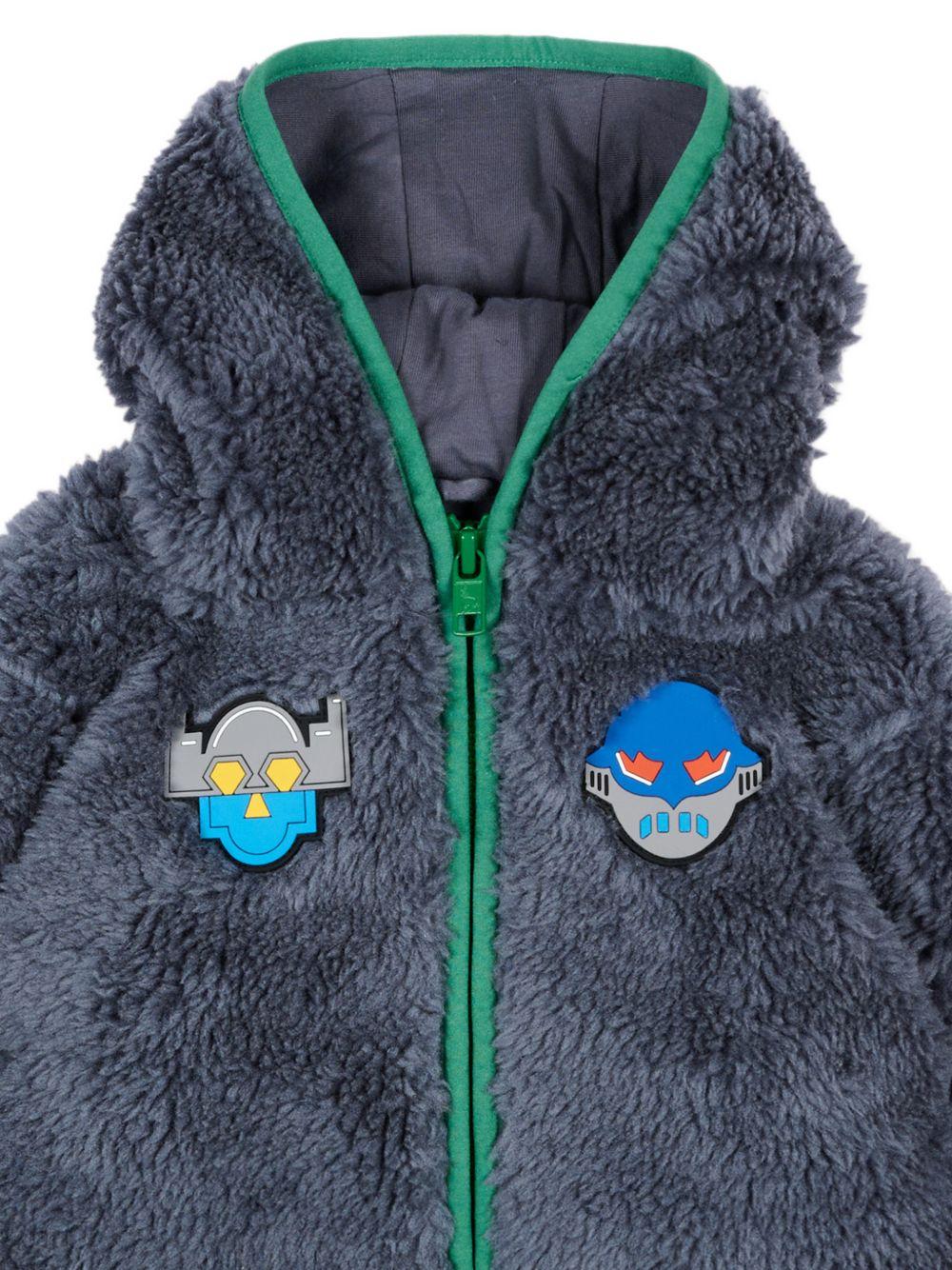 Giubbino per neonato Stella McCartney Kids blu con bordi a contrasto TZ2317 Z4058 657 STELLA McCARTNEY KIDS