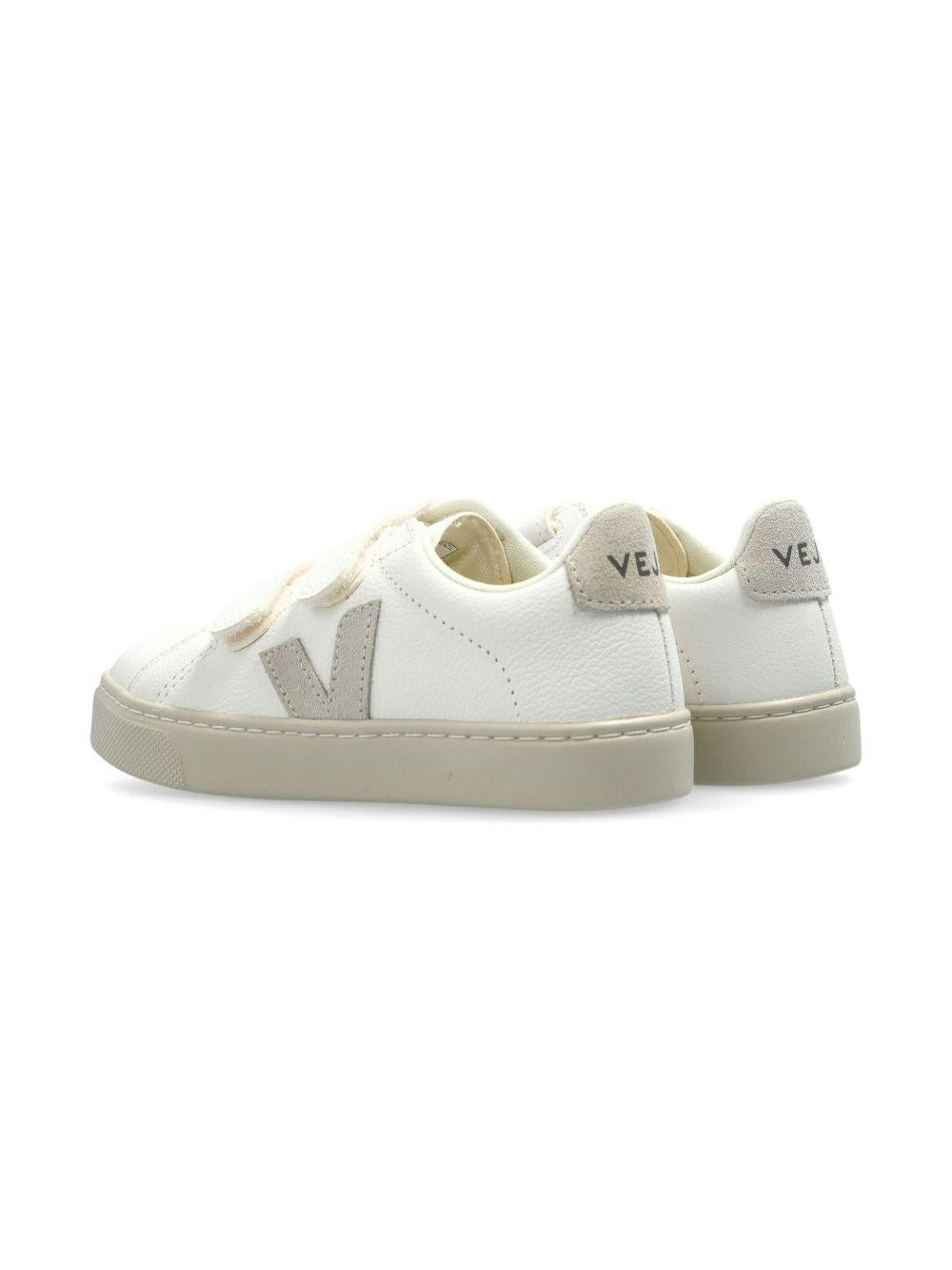Sneakers per bambini Veja Kids bianche con applicazione con logo SV0520642 EXTRA WHITE NATURAL VEJA KIDS