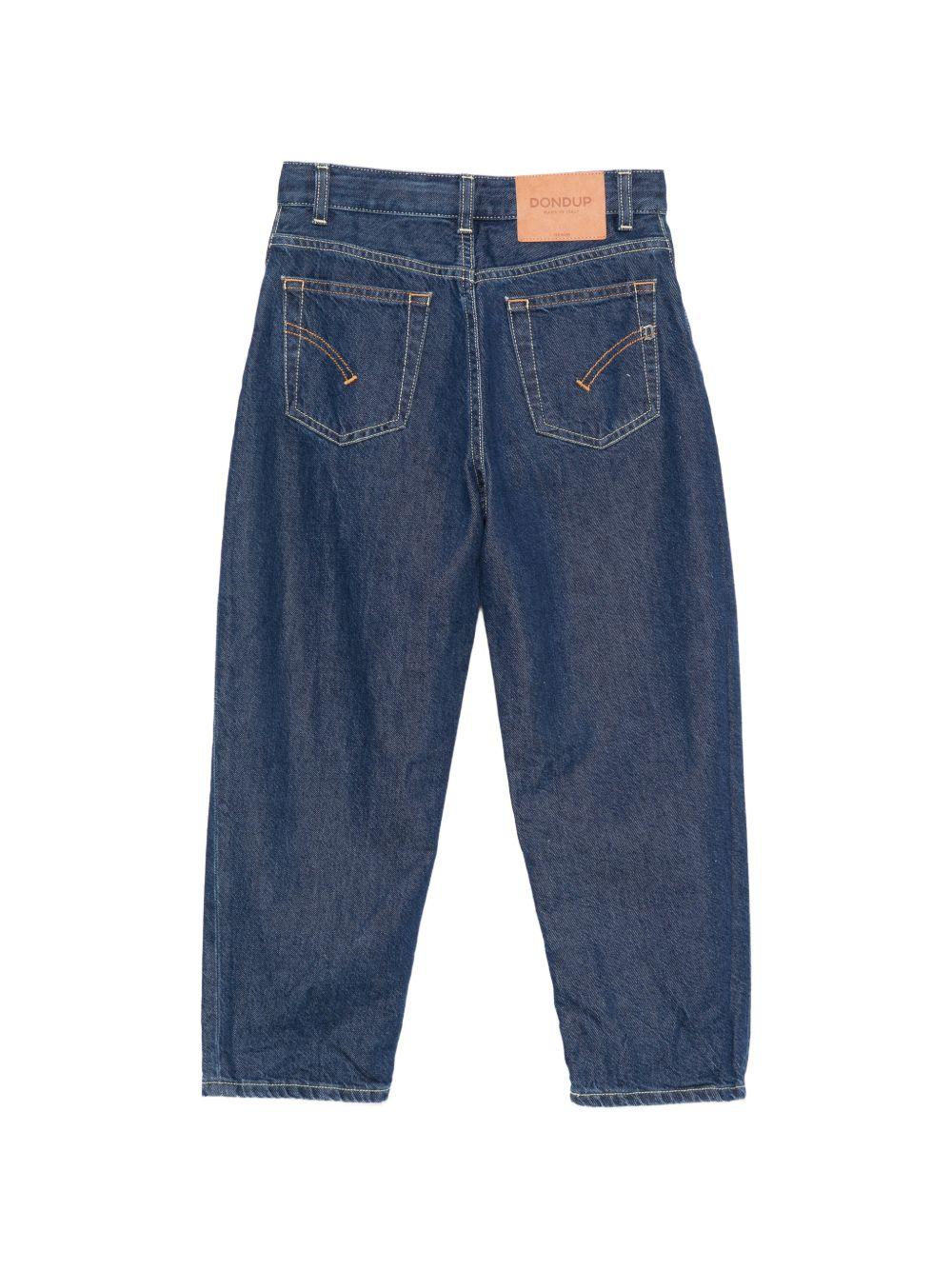 Jeans per bambino Dondup Kids blu scuro con cinque tasche DMPA206CDF034 4000 DONDUP KIDS