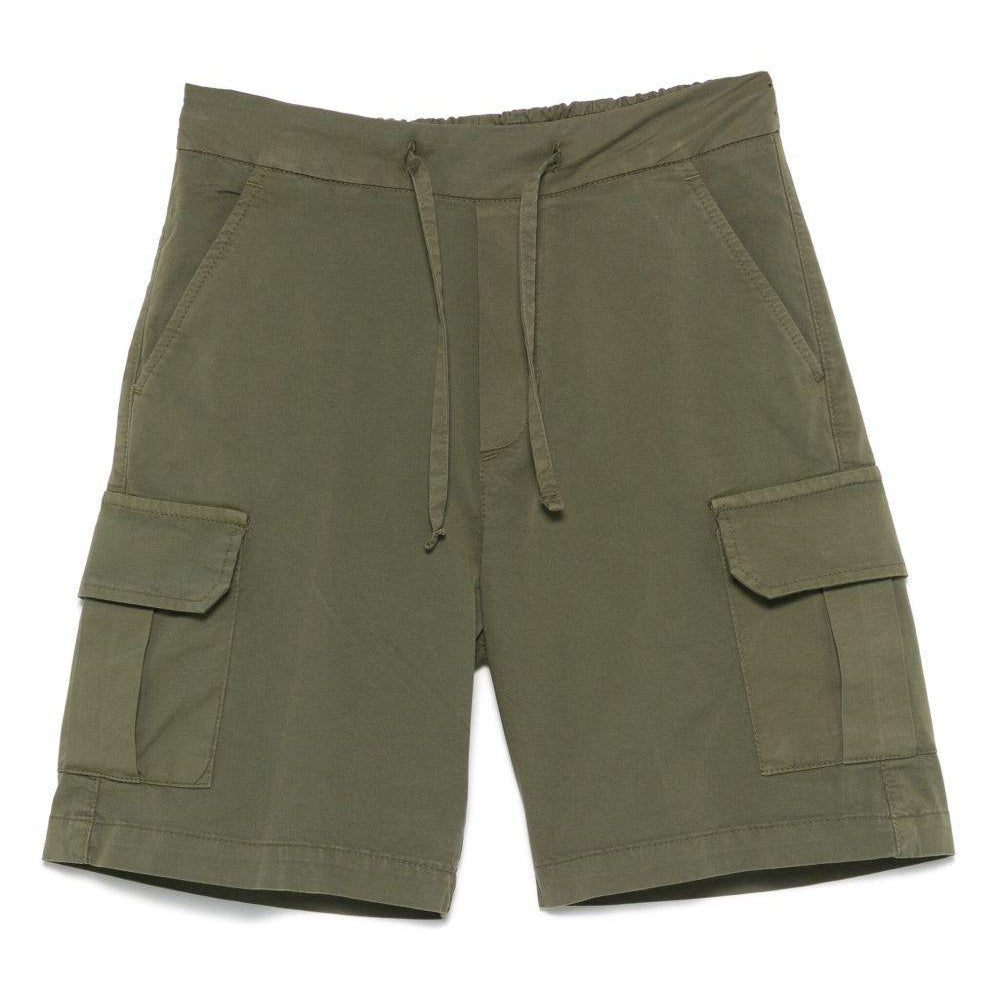 Cargo corti per bambino Paolo Pecora Kids verde con due tasche laterali oblique PP3995 OLIVA PAOLO PECORA KIDS