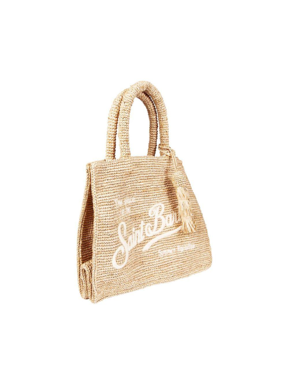 Borsa Colette MC2 Saint Barth beige con dettaglio nappa COL0013 00222L MC2 ST. BARTH KIDS