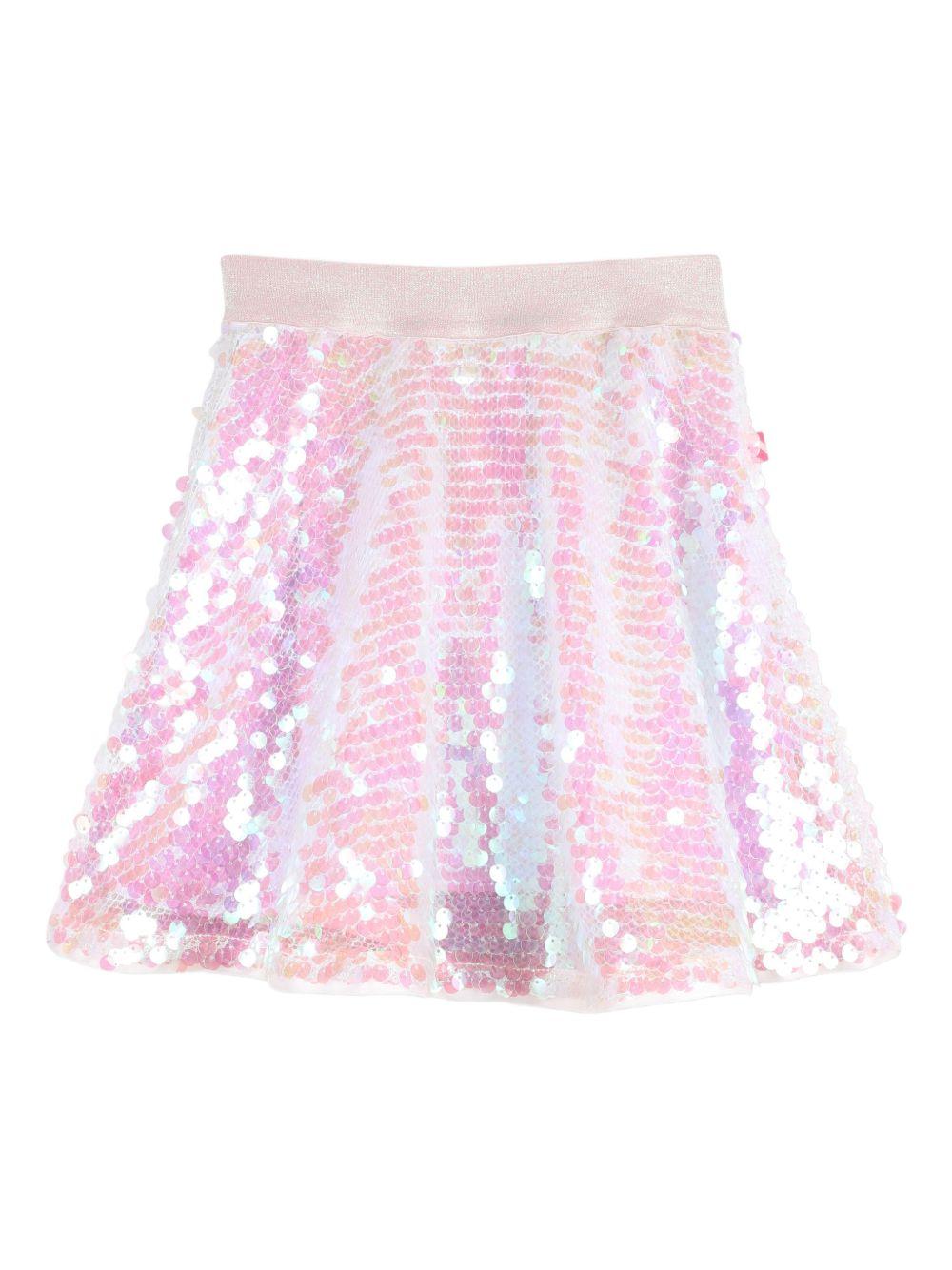 Gonna per bambina Billieblush rosa con decorazione a paillettes U21855 111 BILLIEBLUSH KIDS
