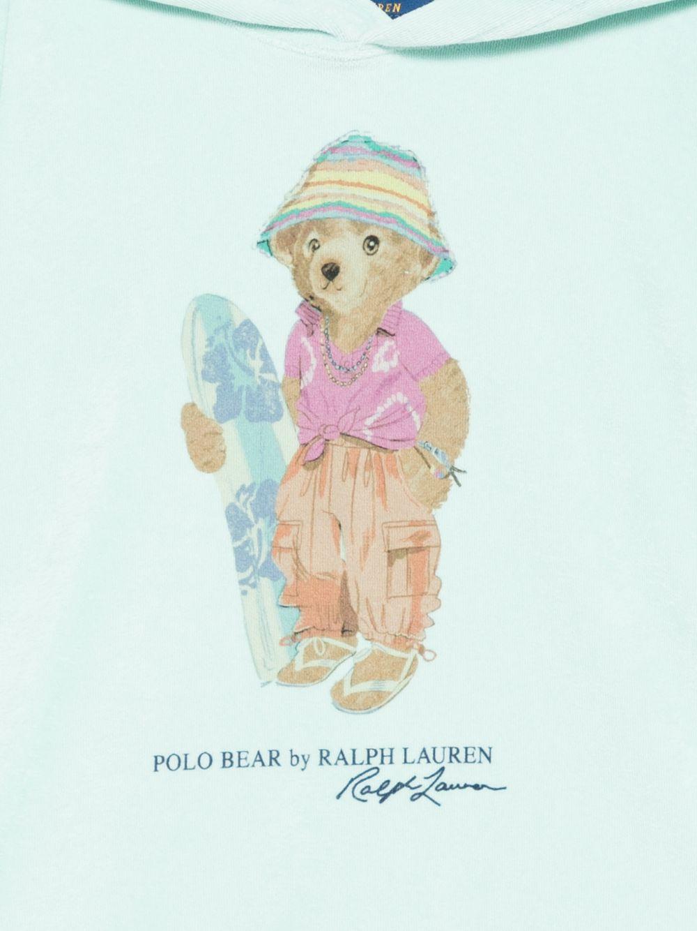 Felpa per bambino Polo Ralph Lauren Kids azzurro con motivo Polo Bear 312A11823 002 Ralph Lauren kids