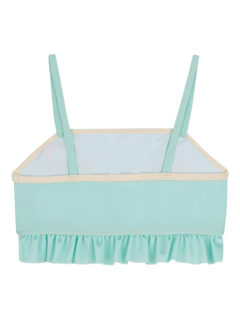Costume per bambina Billieblush Kids azzurro con stampa stelle marine U22157 76G BILLIEBLUSH KIDS