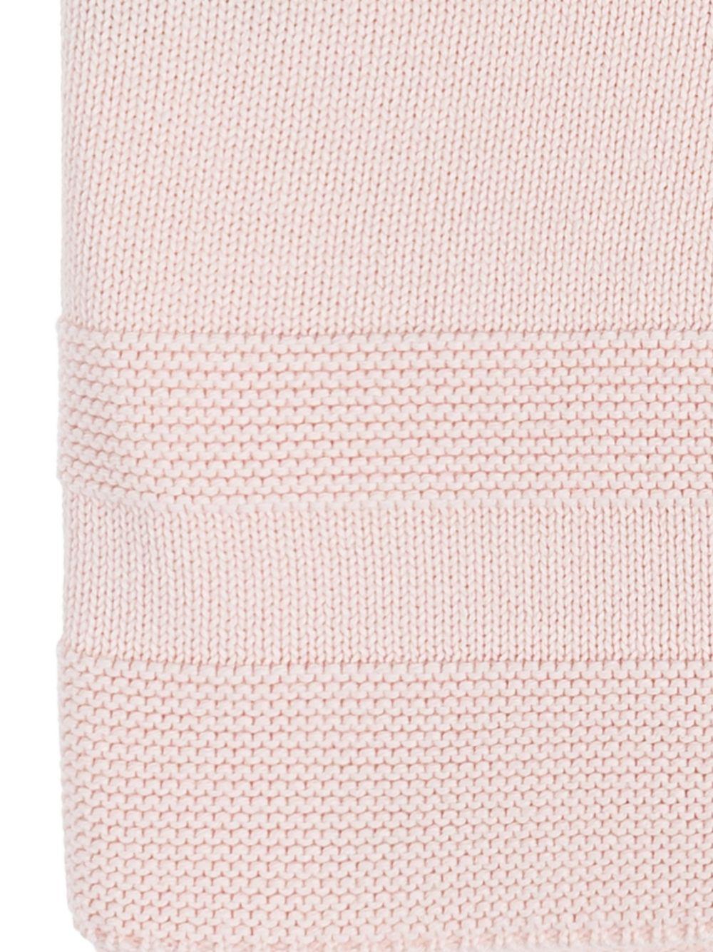 Coperta per neonati Stella McCartney Kids rosa con ricamo a fiori TY0000 Z2423 51Z STELLA McCARTNEY KIDS