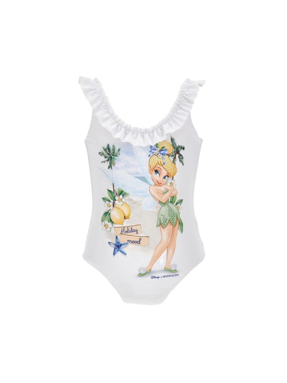 Costume per bambina Monnalisa x Disney bianco con stampa Trilli 19G009 7038 0099 MONNALISA KIDS