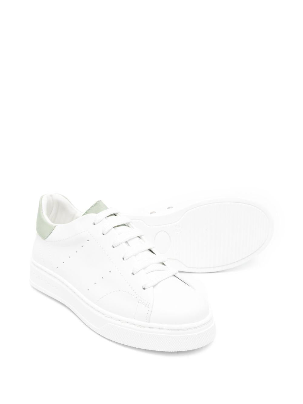 Sneakers per bambino Colorichiari bianche con dettaglio tallone verde MJ958494 4869 1035 COLORICHIARI KIDS