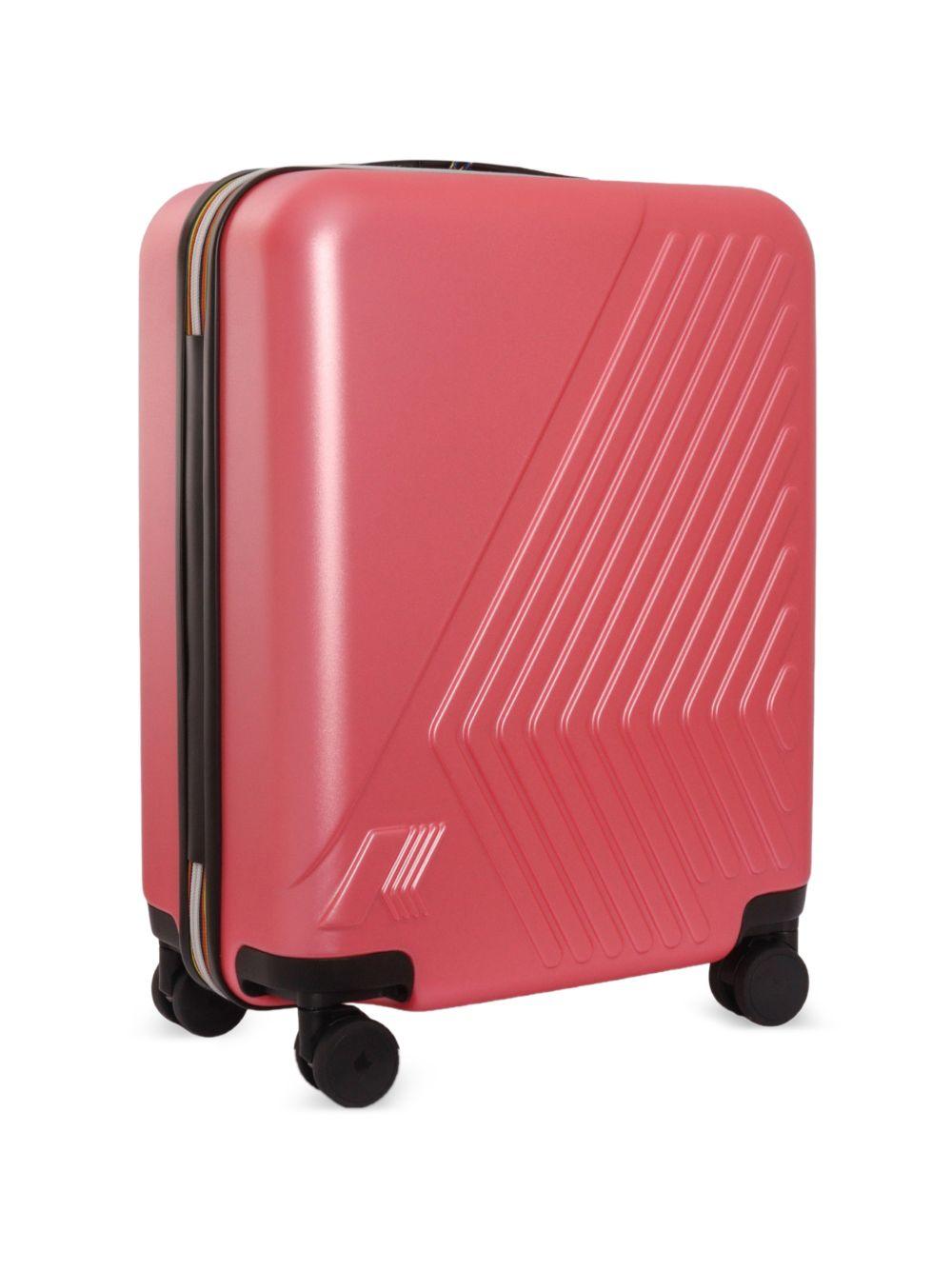 Valigia Eudoxie K-WAY Kids rosa con logo goffrato K4125ZW Q28 K-WAY KIDS