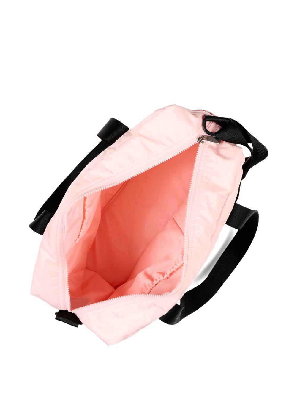 Borsa fasciatoio per neonata Moschino Kids rosa con stampa Teddy Bear MUX05WL3A89 50209 MOSCHINO KIDS