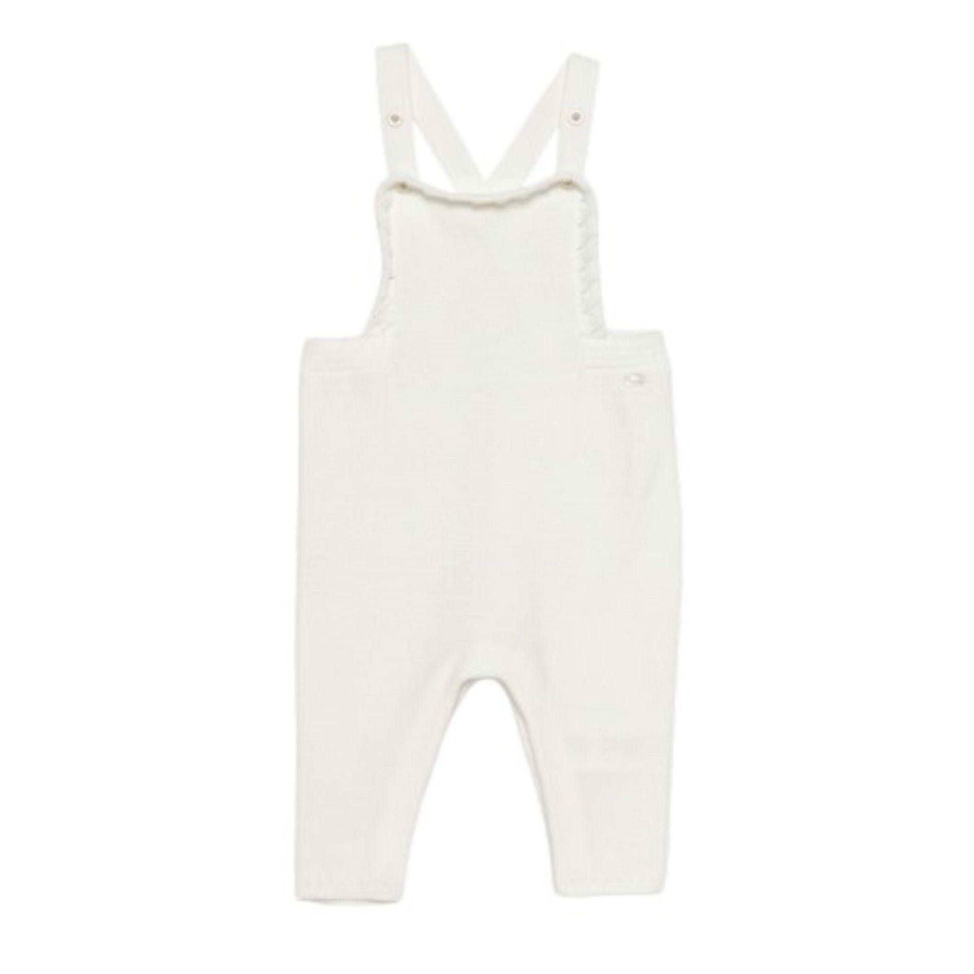 Salopette per neonata Tartine Et Chocolat bianca con dettagli arricciati CC20000 13 TArtine & Chocolat KIDS