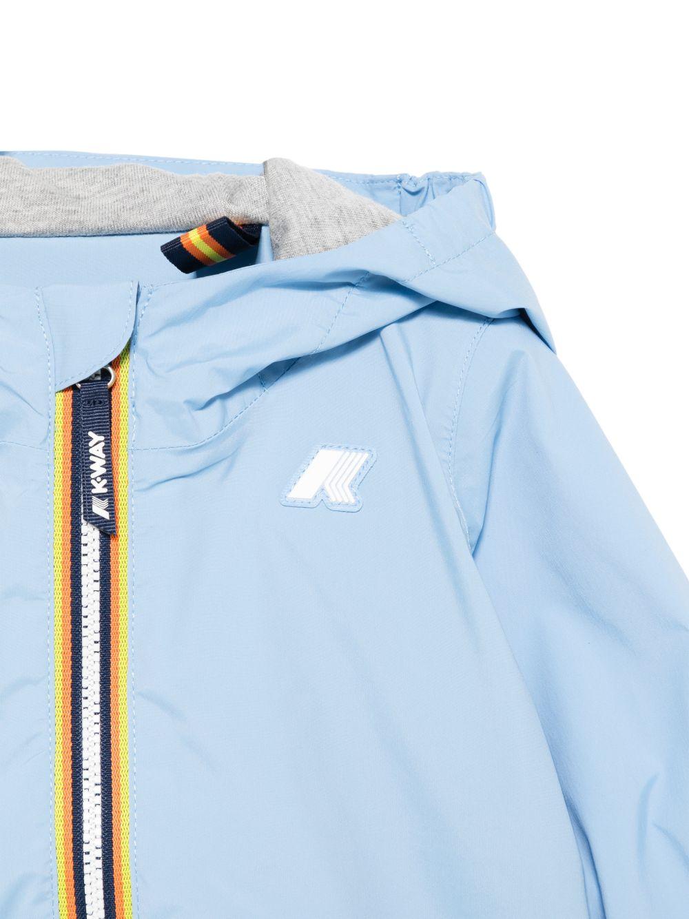 Giubbino per neonato K-way Kids azzurro con cerniera K4136IW 356 K-WAY KIDS