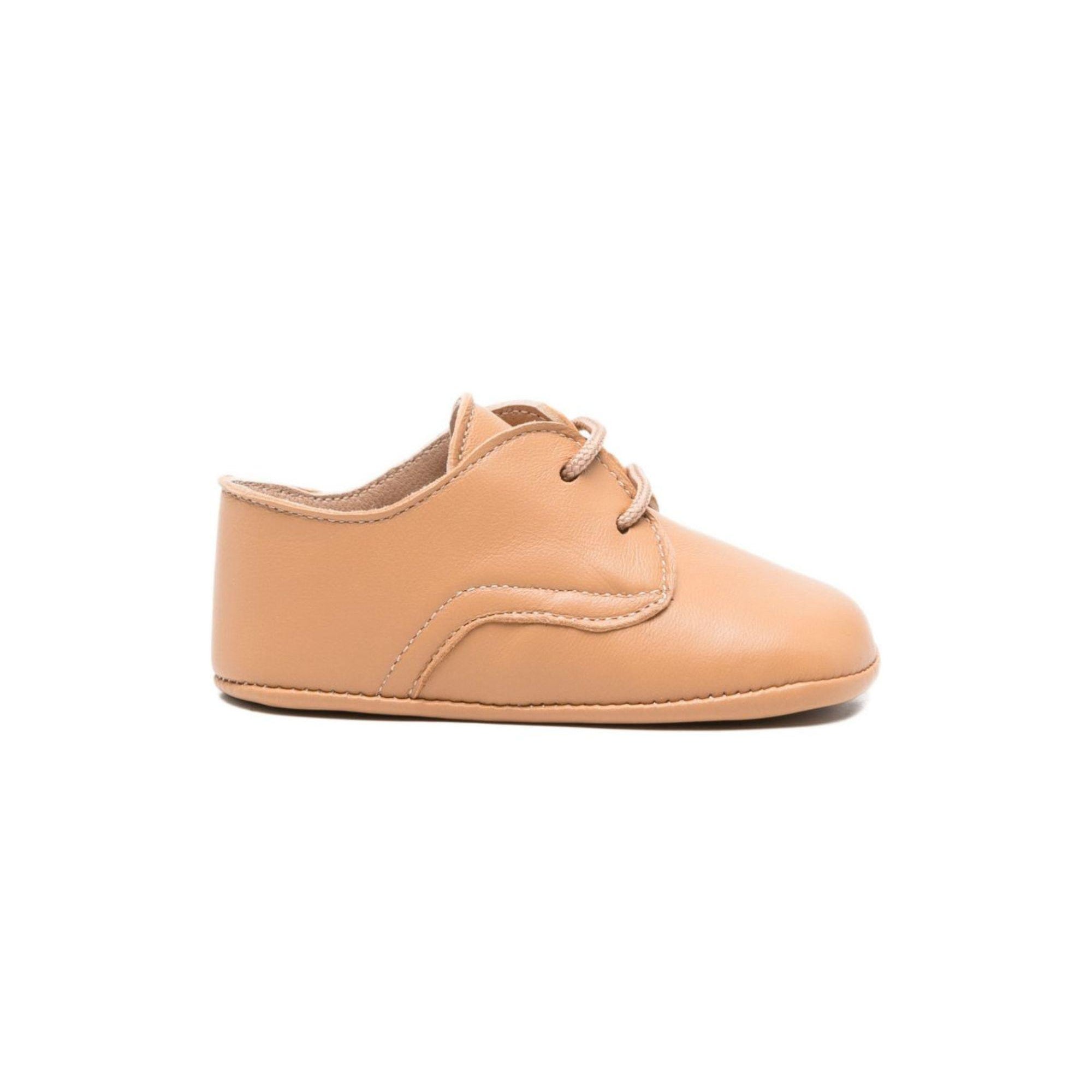 Sneakers per neonato Eli1957 cammello con lacci 10016AL CAMEL Eli Kids