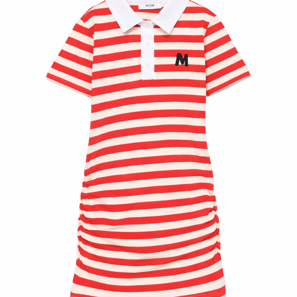 Abito per bambina MSGM Kids multicolore con design a righe S6MSJGDR168 MS004 MSGM KIDS