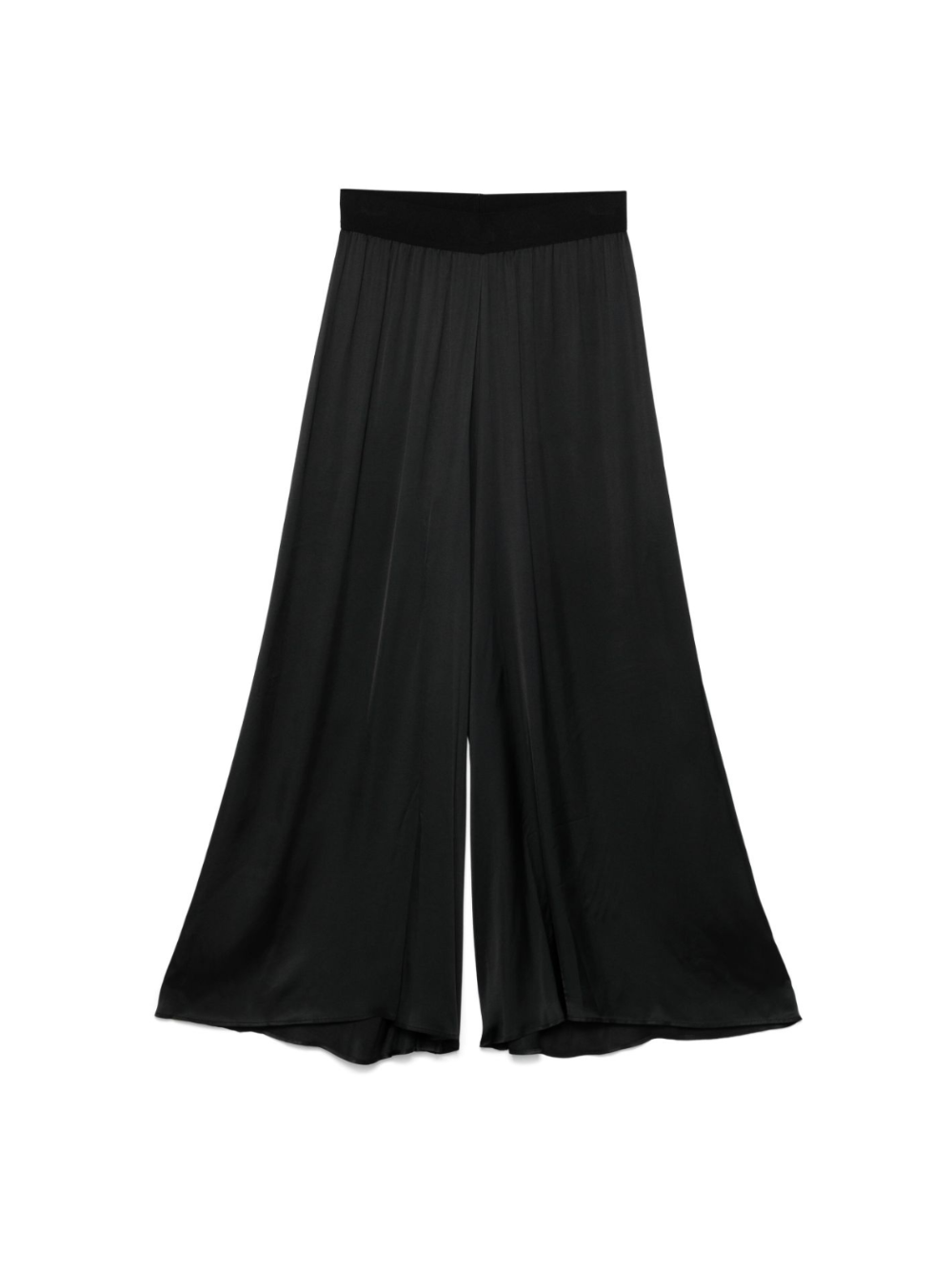Pantaloni da donna Merci nero modello svasato PAM01P BLACK MERCI