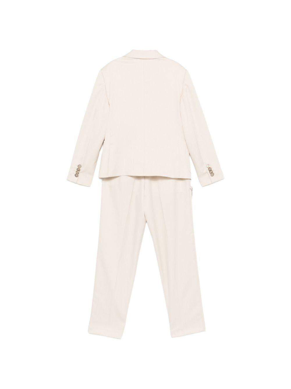 Completo per bambino Colorichiari beige modello doppiopetto (5 pezzi) MJ508360 4893 21 COLORICHIARI KIDS
