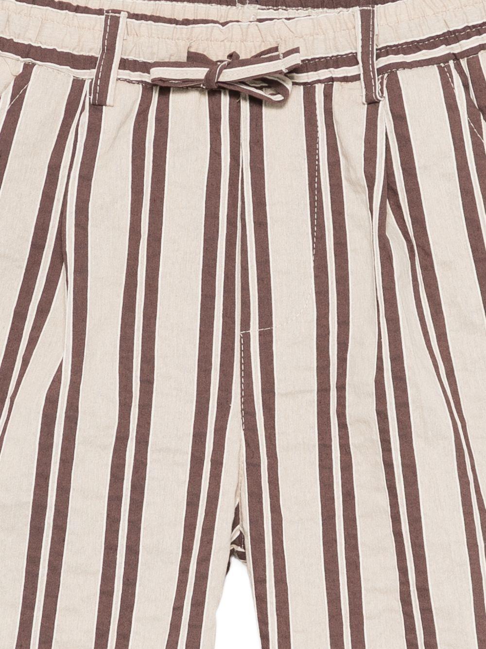 Shorts per bambino Paolo Pecora Kids multicolore con design a righe PP4298 EBANO PAOLO PECORA KIDS