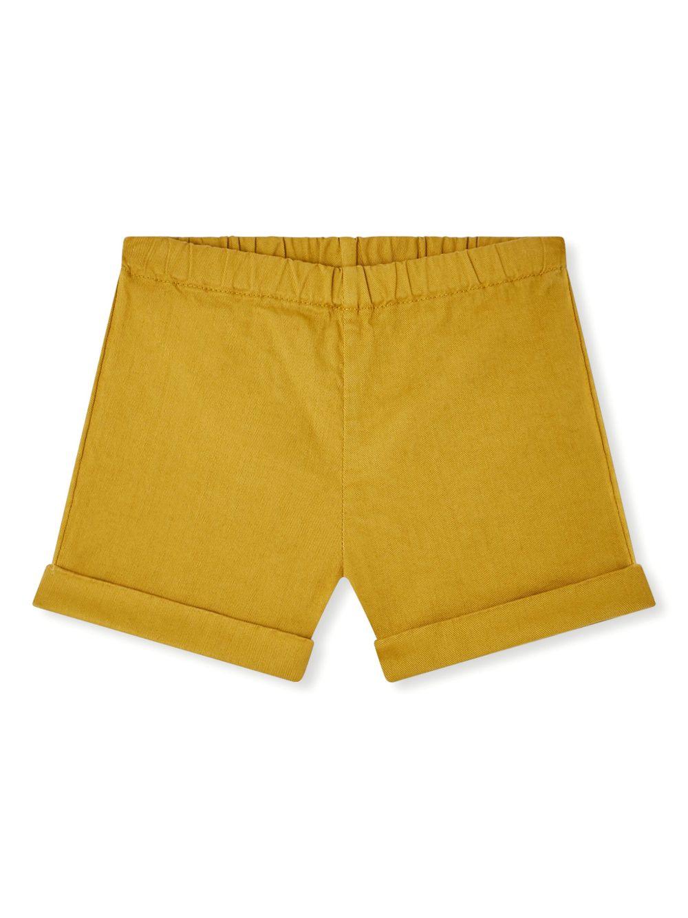 Shorts Ecady per neonata Bonpoint giallo con vita elasticizzata S05YBEW00003 030A BONPOINT