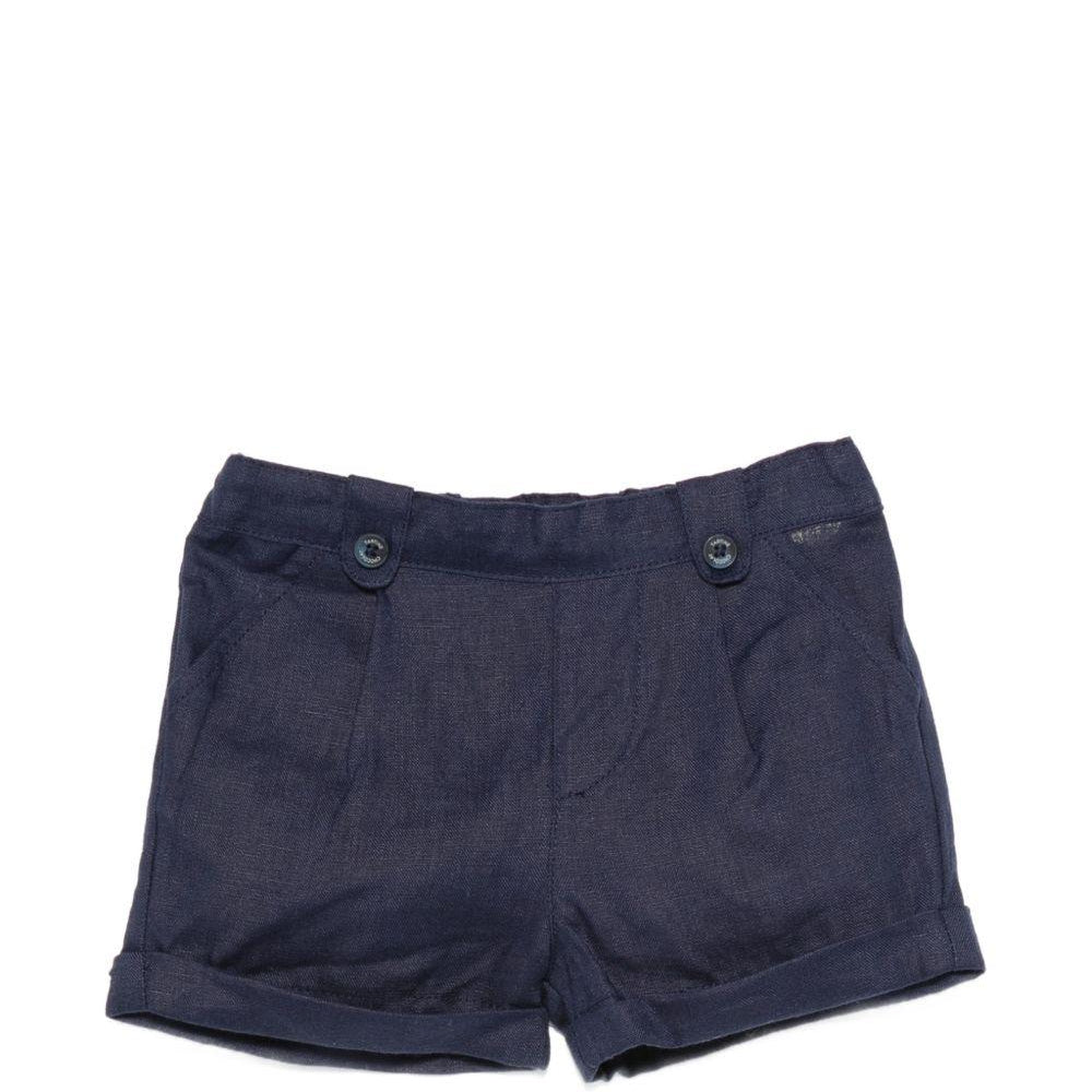 Shorts per neonato Tartine & Chocolat blu scuro in lino CC26001 04 TArtine & Chocolat KIDS