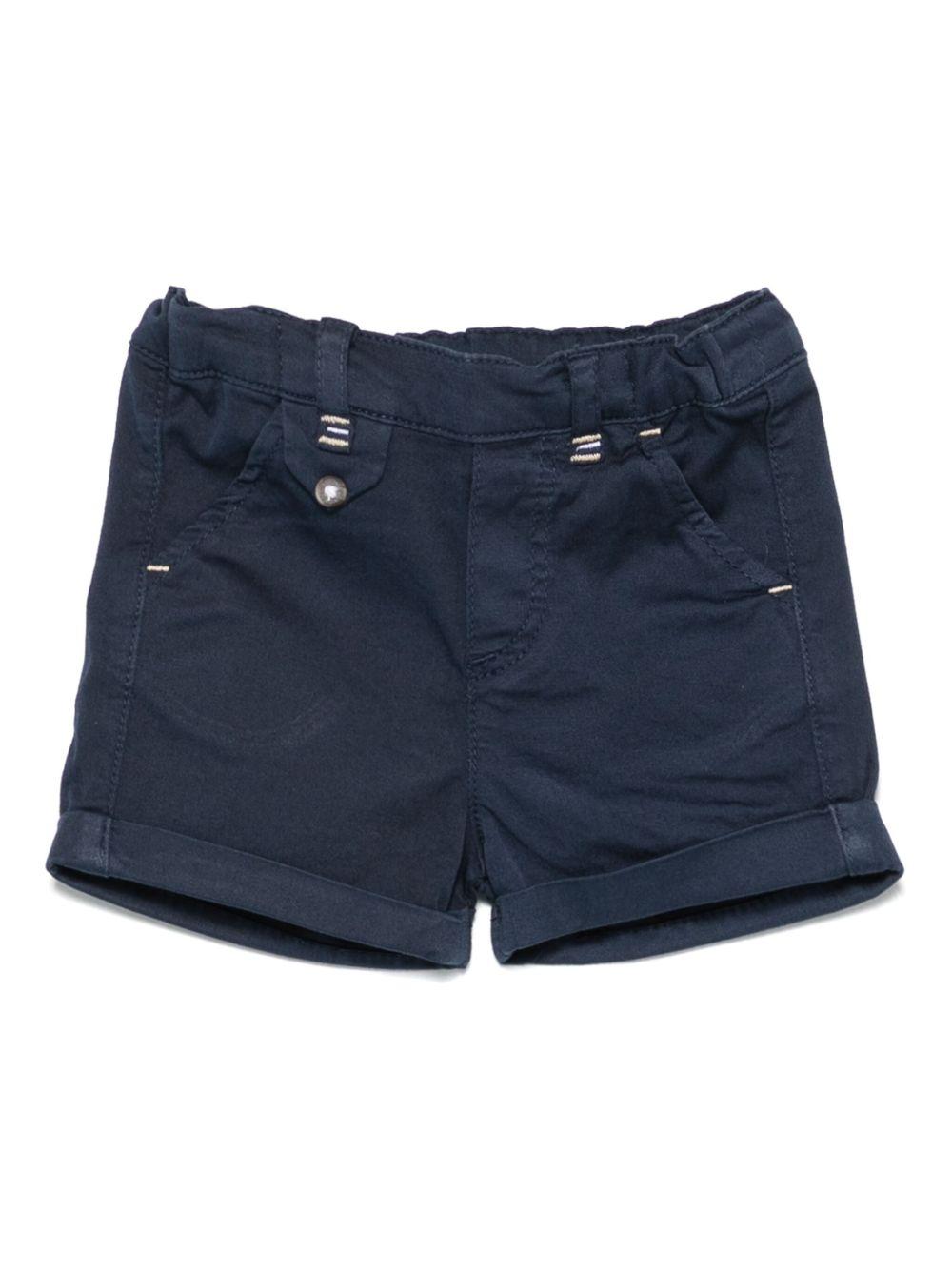 Shorts con risvolto per neonato Tartine & Chocolat blu con tasca finta CA26131 04 TArtine & Chocolat