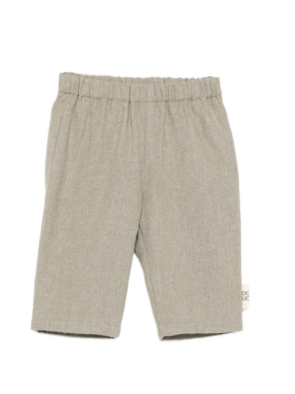 Pantaloni per neonato Douuod Kids beige con elastico in vita DZ6030 I0337 903 DOUUOD KIDS