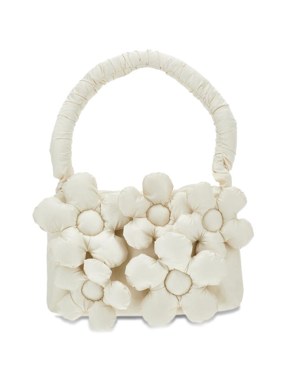 Borsa per bambina Monnalisa Kids bianca con design imbottito 17H001 8026 029F MONNALISA KIDS