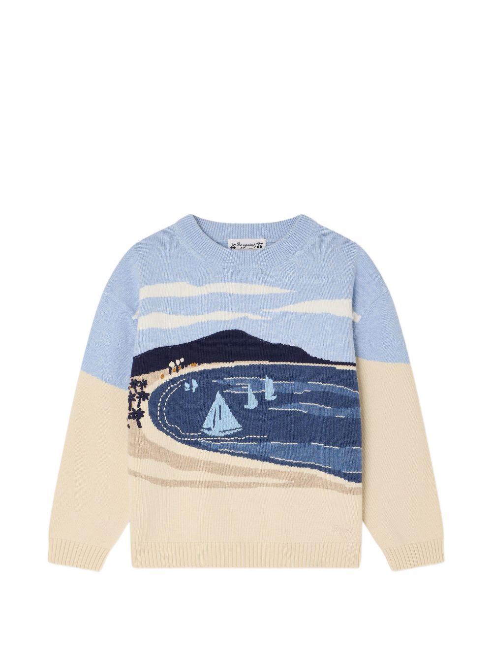 Maglione Lyle per bambino Bonpoint multicolore con decorazione ricamata S06BJUK00007 474 BONPOINT KIDS