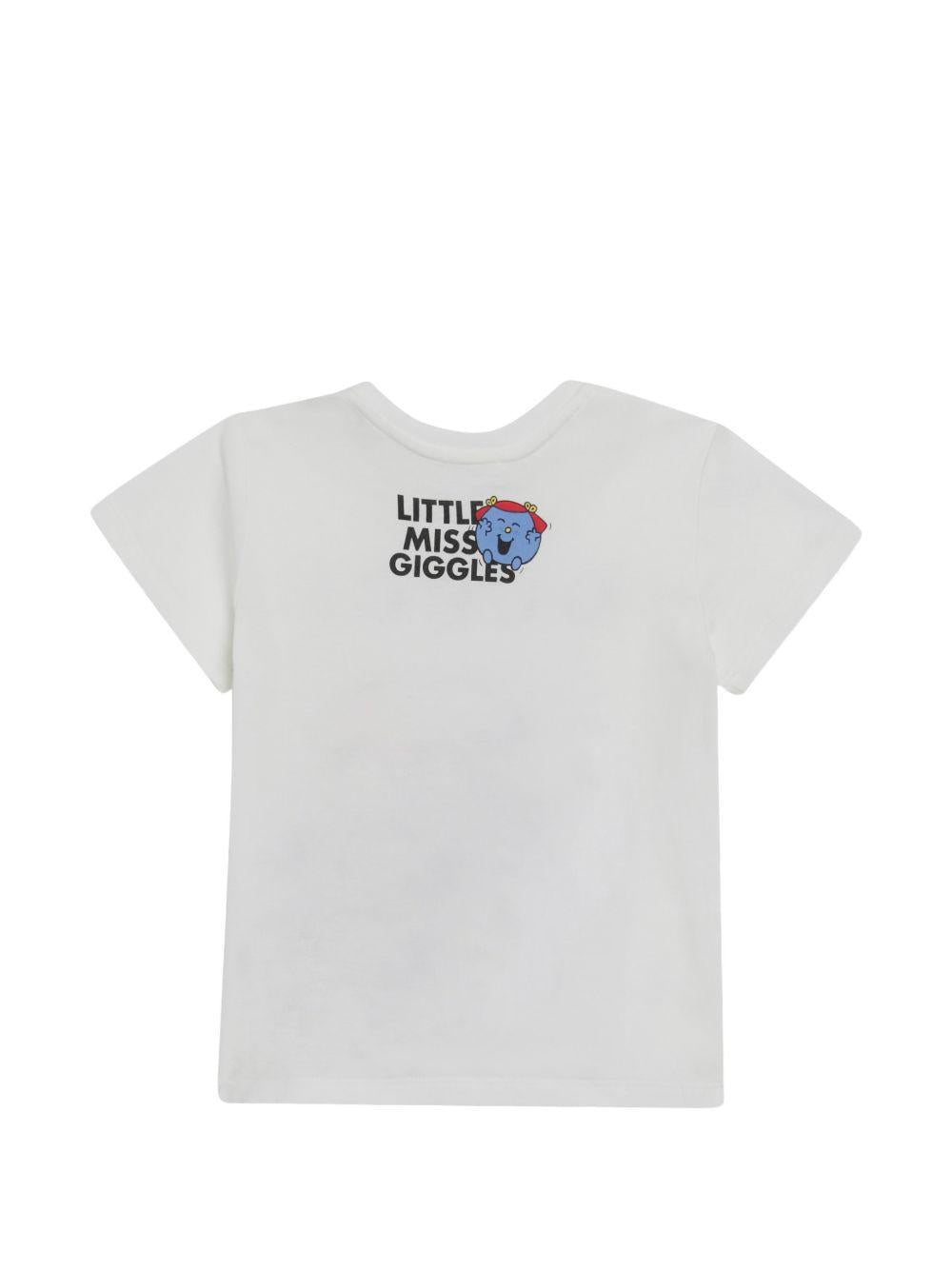 T-shirt per neonati Gucci Kids bianca con stampa grafica 834639XJHRF 9214 GUCCI KIDS
