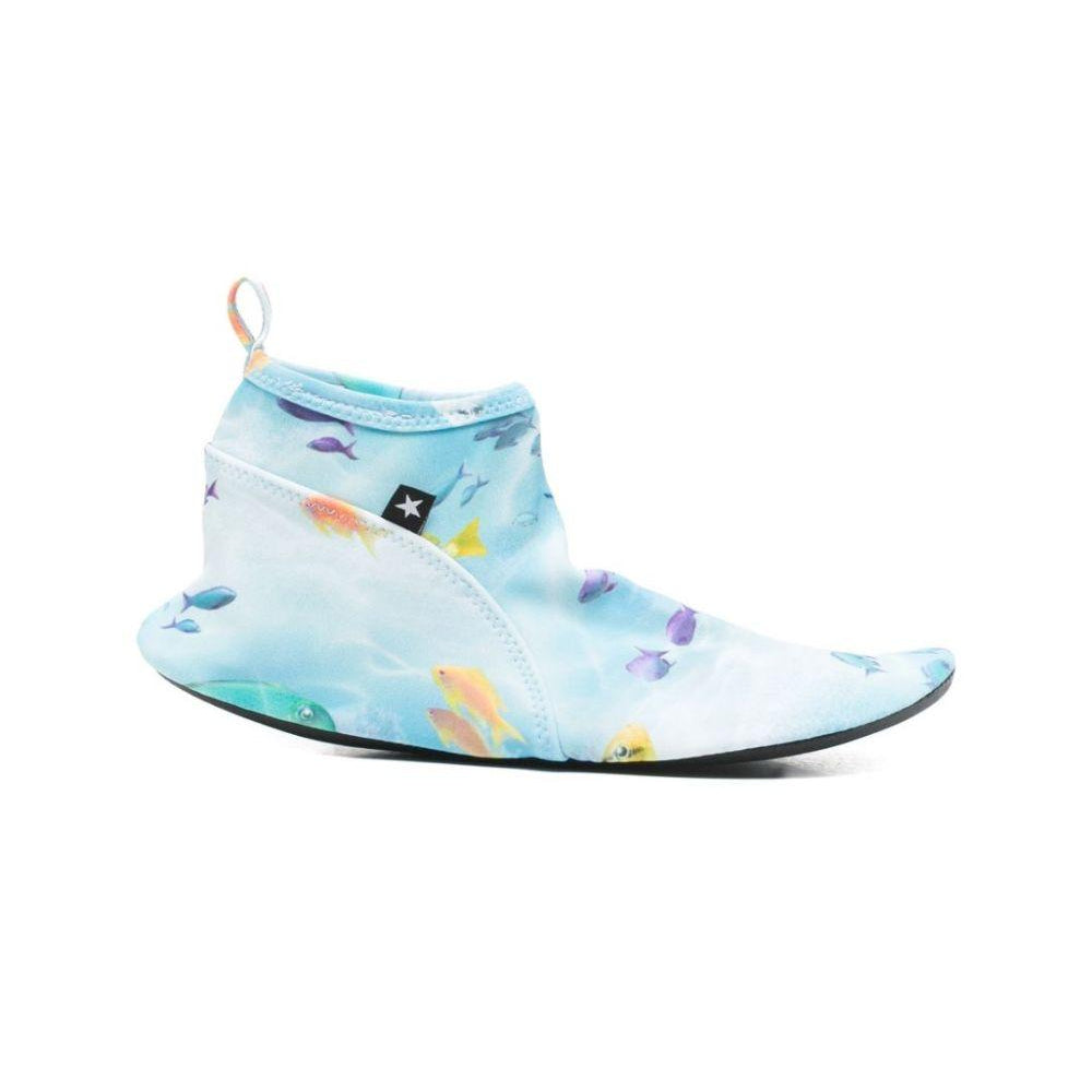 Ciabatte per bambino Molo azzurre con design a calzino 7S26U302 9533 MOLO KIDS