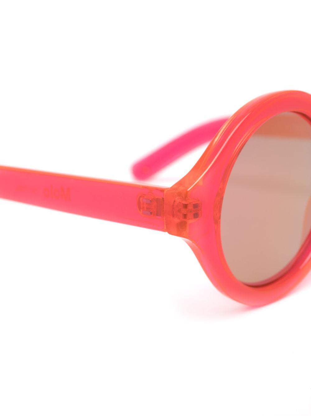 Occhiali da sole per bambina Molo Kids fucsia con montatura tonda 7S21T506 8254 MOLO KIDS