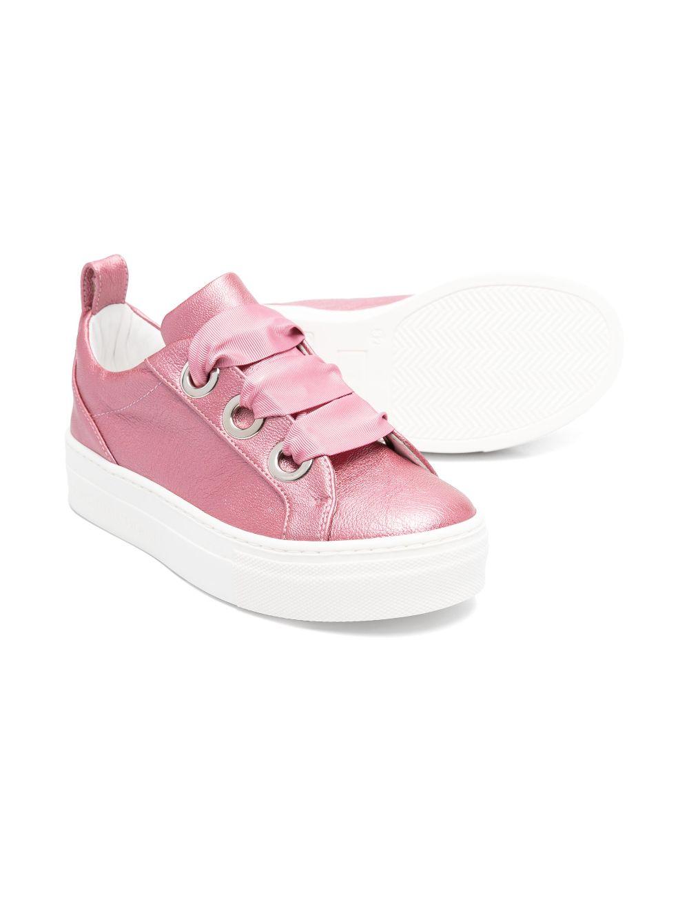 Sneakers per bambina Colorichiari rosa con soletta in pelle con logo FJ958172 4114 83 COLORICHIARI KIDS