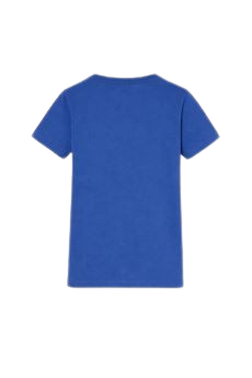T-shirt per bambino Gucci Kids blu con logo sul davanti 547559XJHO5 4118 GUCCI KIDS